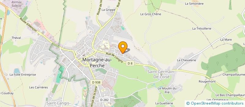 localisation de l'entreprise DMS INFO à MORTAGNE-AU-PERCHE