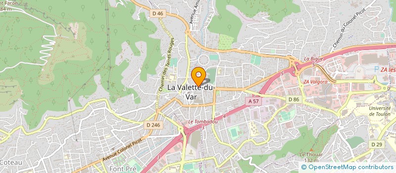 localisation de l'entreprise DMS PACA  LA VALETTE-DU-VAR