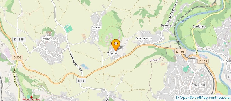 localisation de l'entreprise DMS PLOMBERIE  POLIGNAC