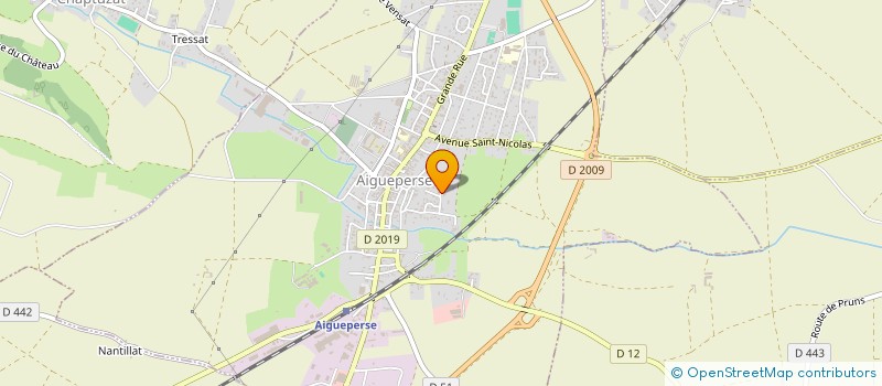 localisation de l'entreprise DMS POELES  AIGUEPERSE