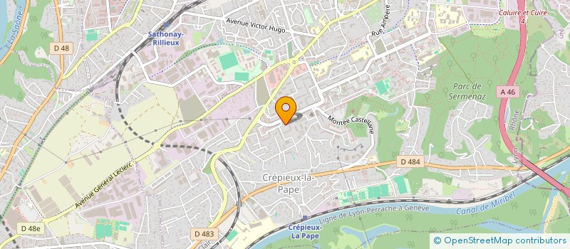 localisation de l'entreprise DMS PRO  RILLIEUX LA PAPE