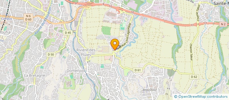 localisation de l'entreprise DMS REUNION  SAINTE-MARIE