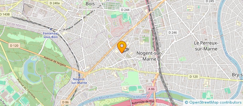 localisation de l'entreprise DMS TRANSPORT à NOGENT-SUR-MARNE