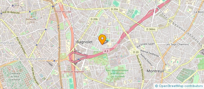localisation de l'entreprise DMSA RENOVATION à BAGNOLET