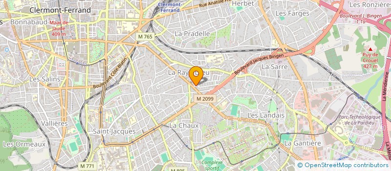 localisation de l'entreprise DMSI à CLERMONT-FERRAND