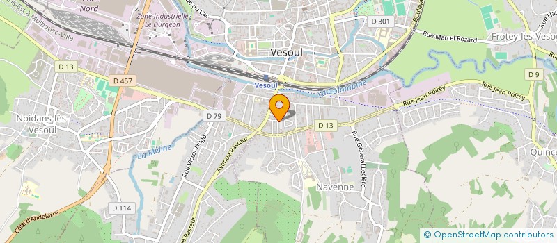 localisation de l'entreprise DMT à VESOUL