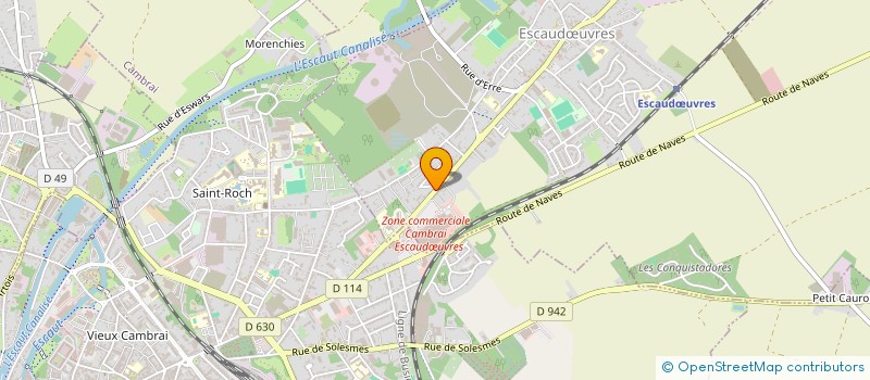 localisation de l'entreprise DMT  ESCAUDUVRES