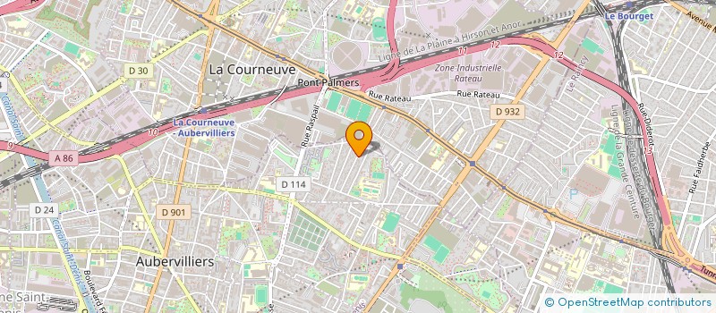 localisation de l'entreprise DMT  AUBERVILLIERS