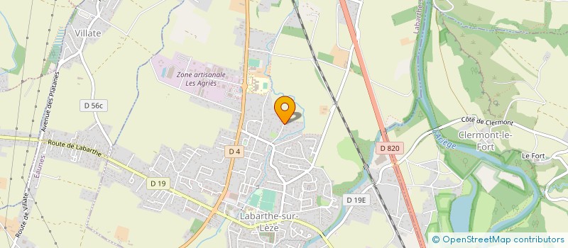 localisation de l'entreprise DMT AUTOMOBILE à LABARTHE-SUR-LEZE
