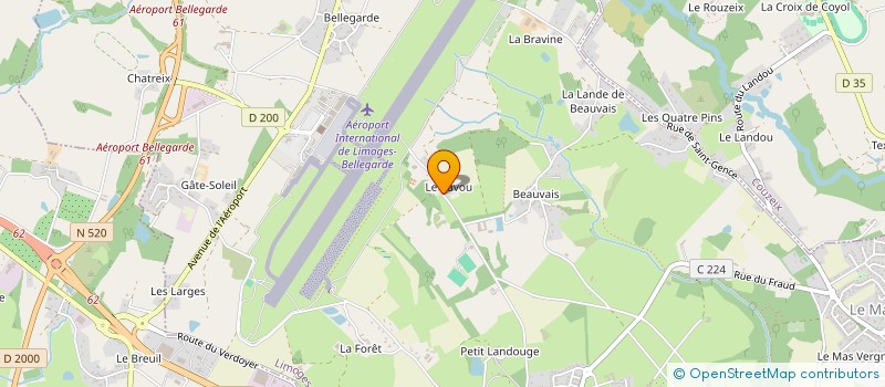 localisation de l'entreprise DMT & CIE à LIMOGES