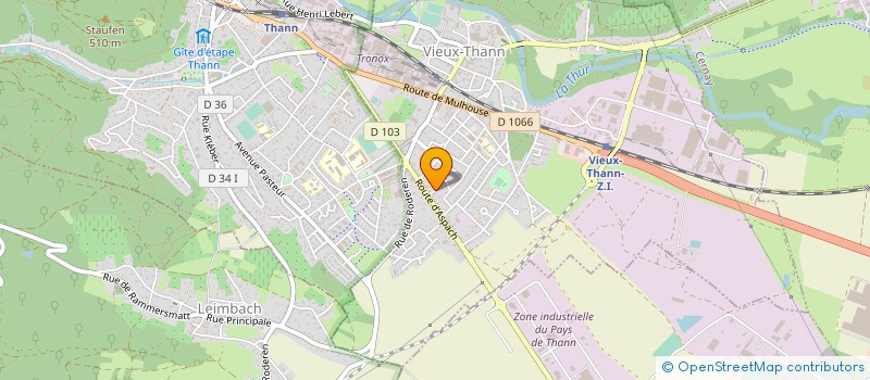 localisation de l'entreprise DMT CONCEPT  VIEUX-THANN