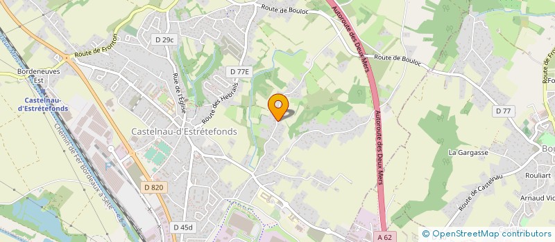 localisation de l'entreprise DMT DISTRIBUTION MATERIEL TECHNIQUE à CASTELNAU-D'ESTRETEFONDS