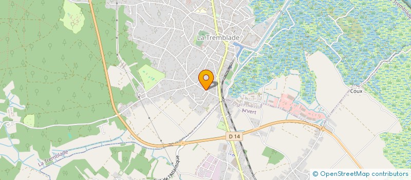 localisation de l'entreprise DMT DOCKS DES MATERIAUX TREMBLADAIS  LA TREMBLADE