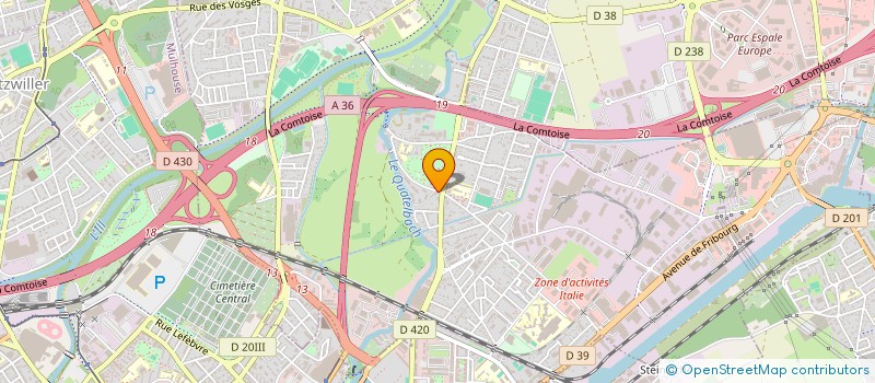 localisation de l'entreprise DMT FACADES EST  ILLZACH