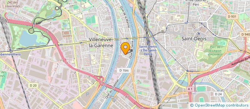 localisation de l'entreprise DMT SERVICES  L'ILE-SAINT-DENIS