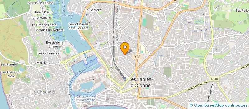 localisation de l'entreprise DMTM à LES SABLES D'OLONNE