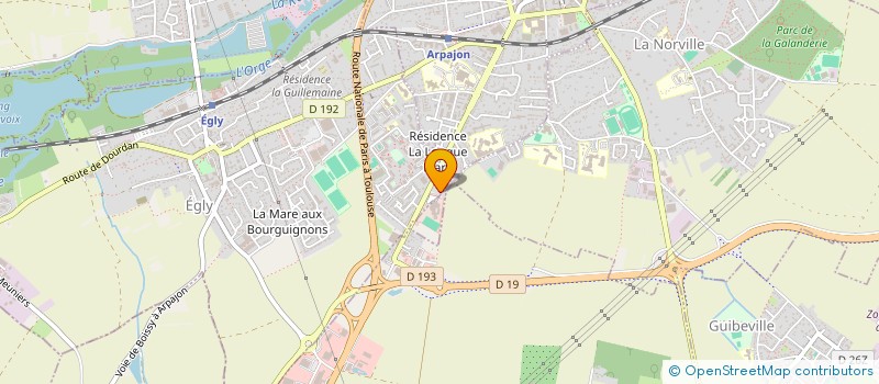 localisation de l'entreprise DMTP à ARPAJON