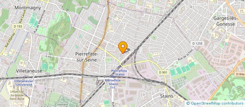 localisation de l'entreprise DMTP à PIERREFITTE-SUR-SEINE