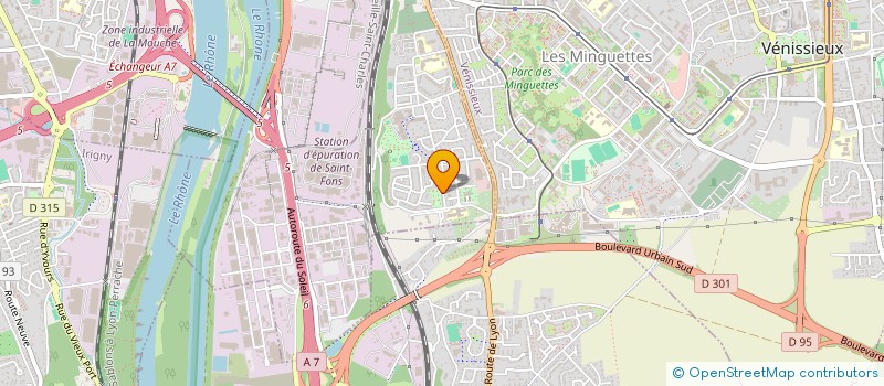 localisation de l'entreprise DMTP  SAINT-FONS