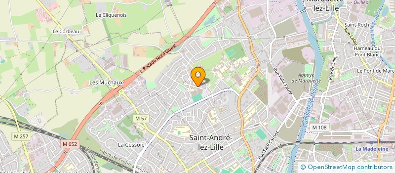 localisation de l'entreprise DMTV  MARQUETTE-LEZ-LILLE