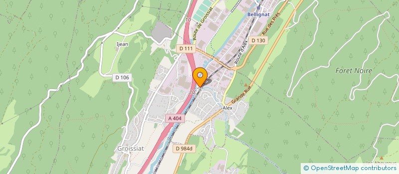 localisation de l'entreprise DMV à GROISSIAT