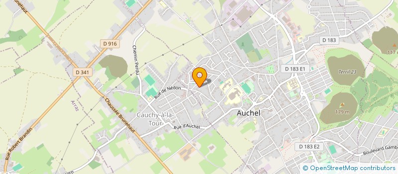 localisation de l'entreprise DMV CONSTRUCTIONS à AUCHEL