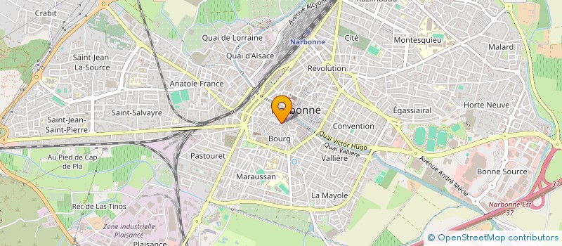 localisation de l'entreprise DMV FASHION  NARBONNE