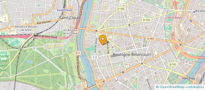 localisation de l'entreprise DMV PLANES à BOULOGNE-BILLANCOURT