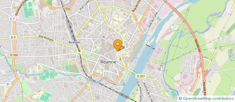 localisation de l'entreprise DMVROANNE à ROANNE