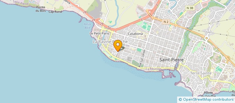localisation de l'entreprise DMW à SAINT PIERRE