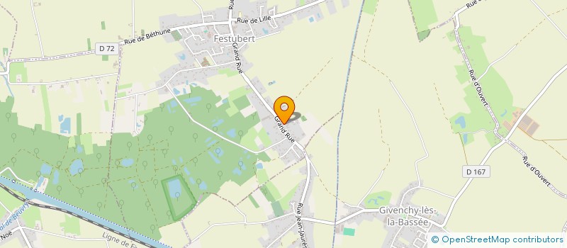 localisation de l'entreprise DMX ASSURANCES à BETHUNE