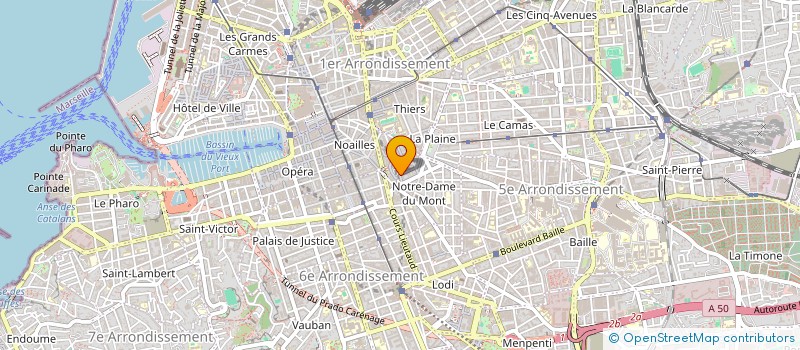 localisation de l'entreprise DMZ  MARSEILLE