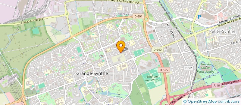 localisation de l'entreprise DMZS TRANSPORTS à GRANDE-SYNTHE
