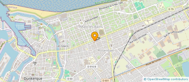 localisation de l'entreprise DMZVB à DUNKERQUE