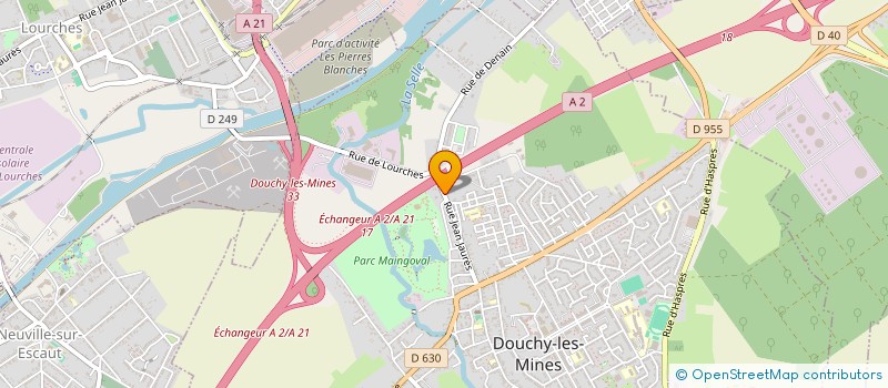 localisation de l'entreprise DN  PAILLENCOURT