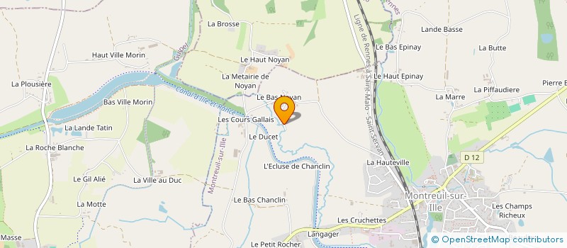 localisation de l'entreprise DN  MONTREUIL-SUR-ILLE