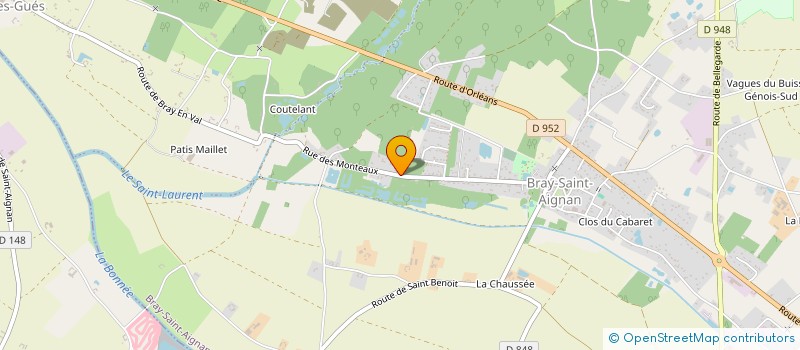 localisation de l'entreprise DN à BRAY-SAINT-AIGNAN