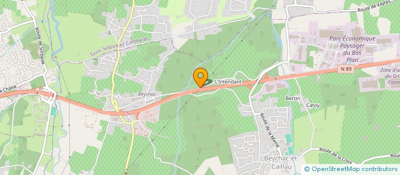 localisation de l'entreprise DN  BEYCHAC-ET-CAILLAU