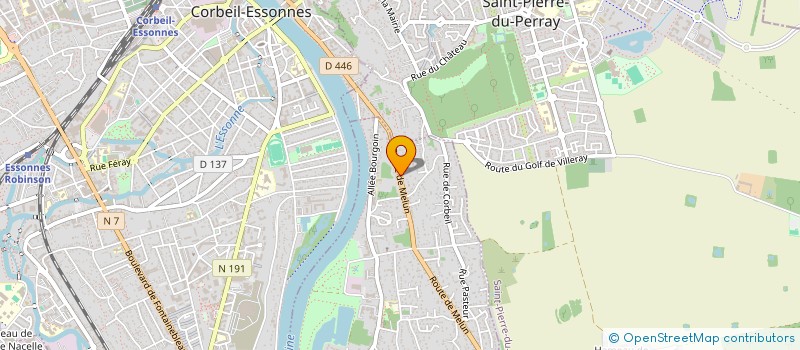localisation de l'entreprise DN ACADEMY à SAINTRY-SUR-SEINE