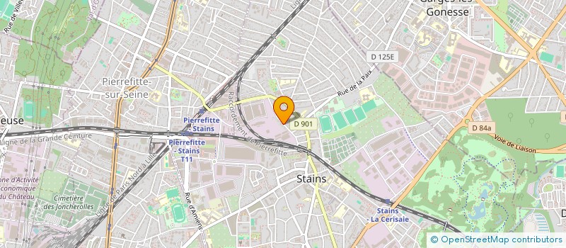 localisation de l'entreprise DN AGENCEMENT à STAINS