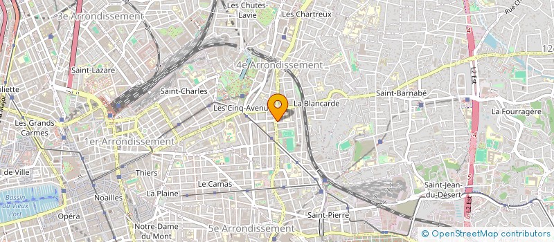 localisation de l'entreprise DN ALIMENTATION  MARSEILLE
