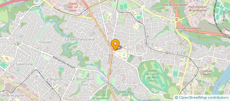 localisation de l'entreprise DN BATIMENT à NANTES