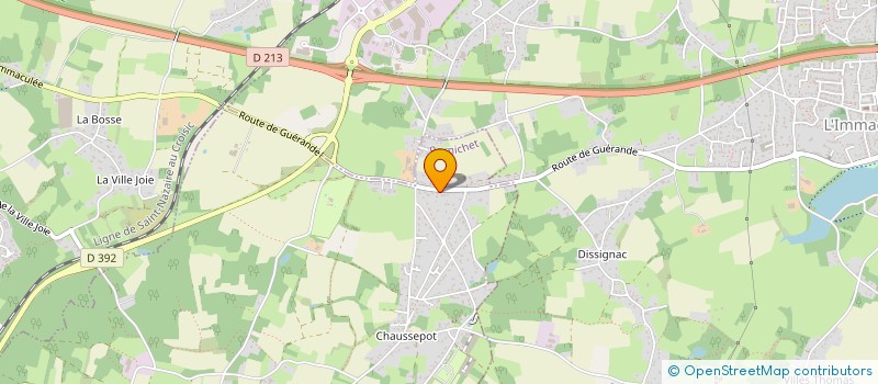 localisation de l'entreprise DN BERTHELOT à PORNICHET