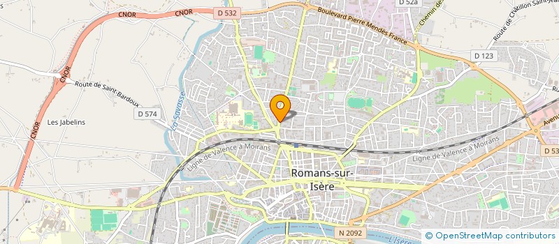 localisation de l'entreprise DN BROSSE  ROMANS-SUR-ISERE