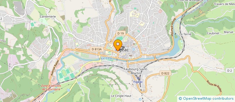 localisation de l'entreprise DN CASTELMORON  FIGEAC