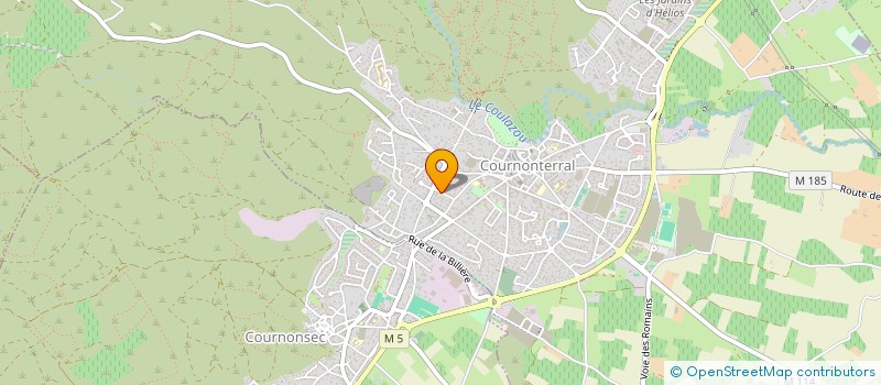 localisation de l'entreprise DN ELEC à COURNONTERRAL