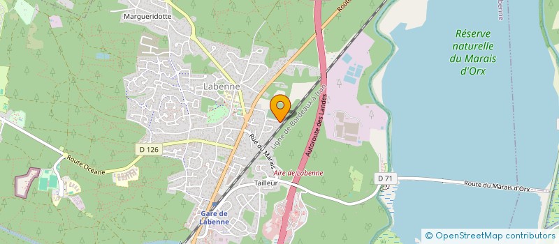 localisation de l'entreprise DN ELECTRICITE  LABENNE