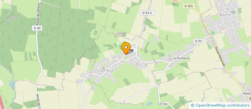 localisation de l'entreprise DN FINANCE à COBRIEUX