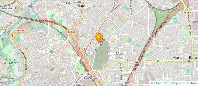 localisation de l'entreprise DN HOLDING à LA MADELEINE
