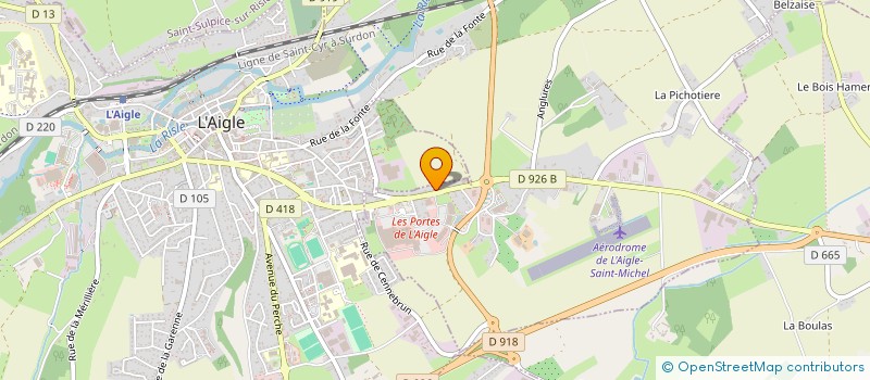 localisation de l'entreprise DN HOLDING à SAINT-SULPICE-SUR-RISLE